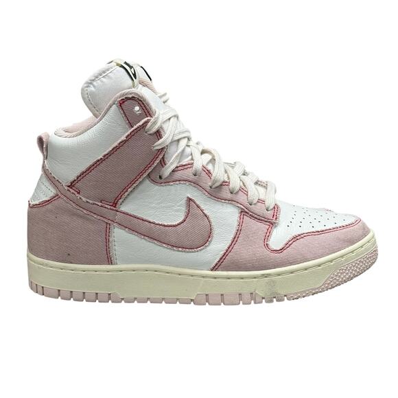 Nike Dunk High Vintage 1985 Barely Rose and White EUC main image 8